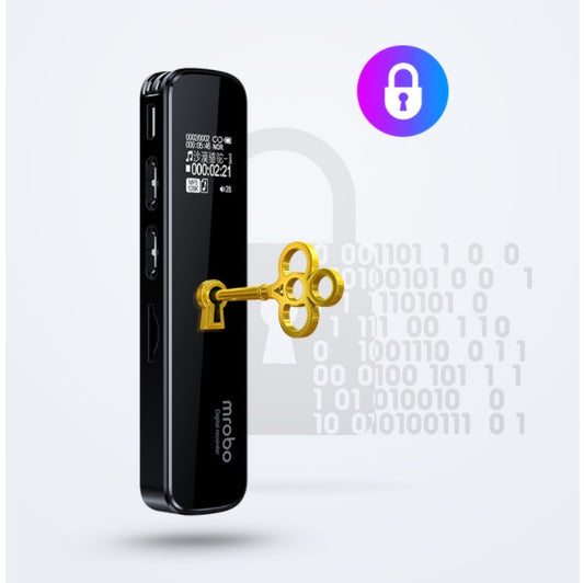 Enregistreur vocal portable HD – réduction de bruit, compact et performant