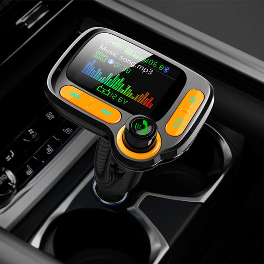Lecteur Bluetooth voiture – Écran couleur, appels mains libres, QC 3.0, MP3