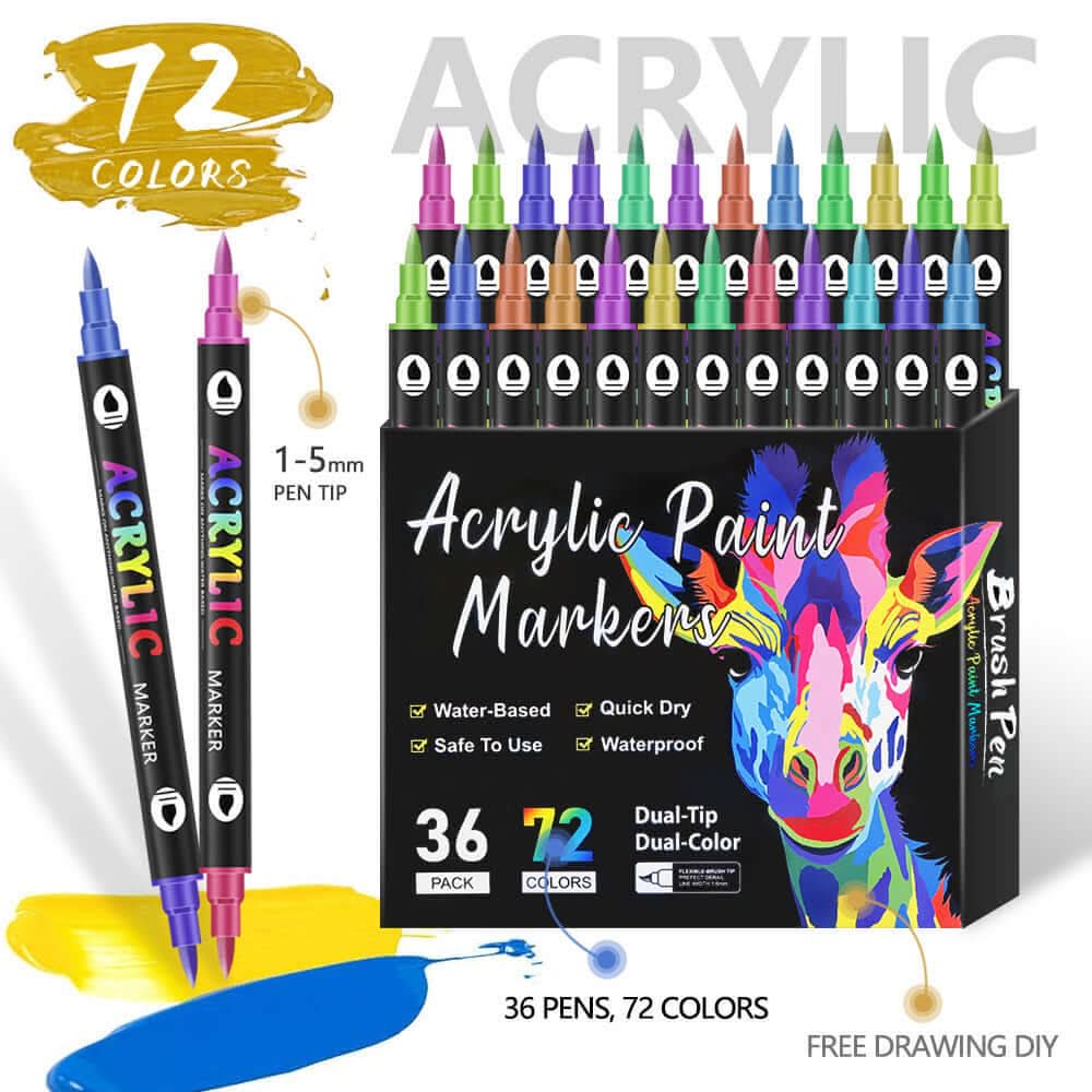 Dual Tip Acrylic Marker