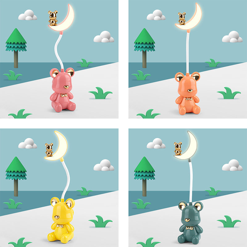 Lampe de bureau pliable et rechargeable - cartoon-