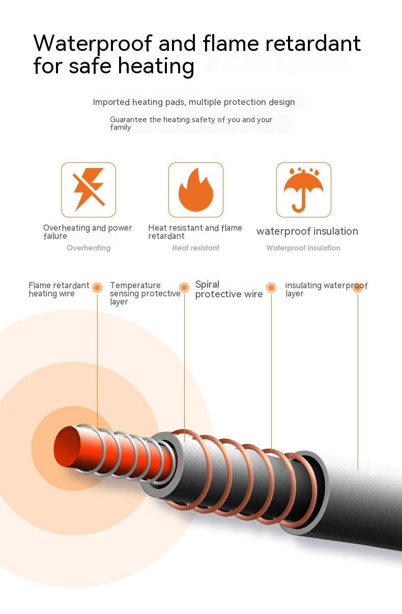 USB Shawl Warm Body Electric Heating Blanket 5v Low Voltage