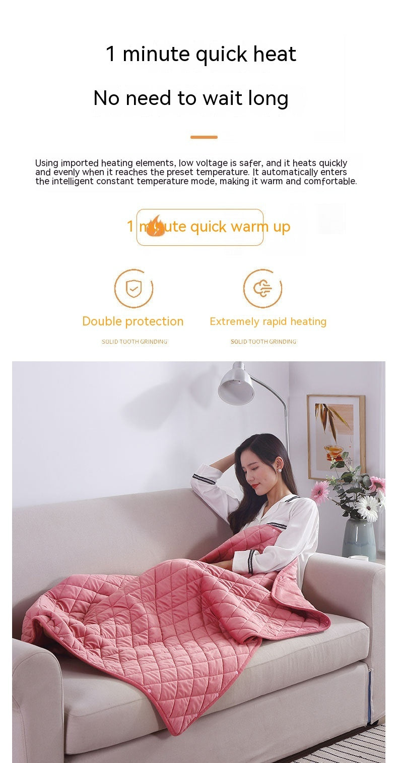 USB Shawl Warm Body Electric Heating Blanket 5v Low Voltage