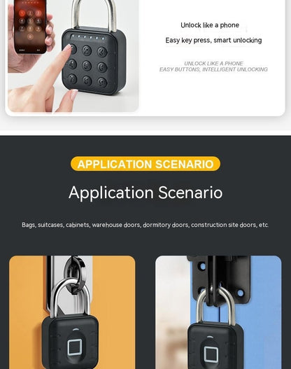 Cadenas intelligent à empreinte digitale