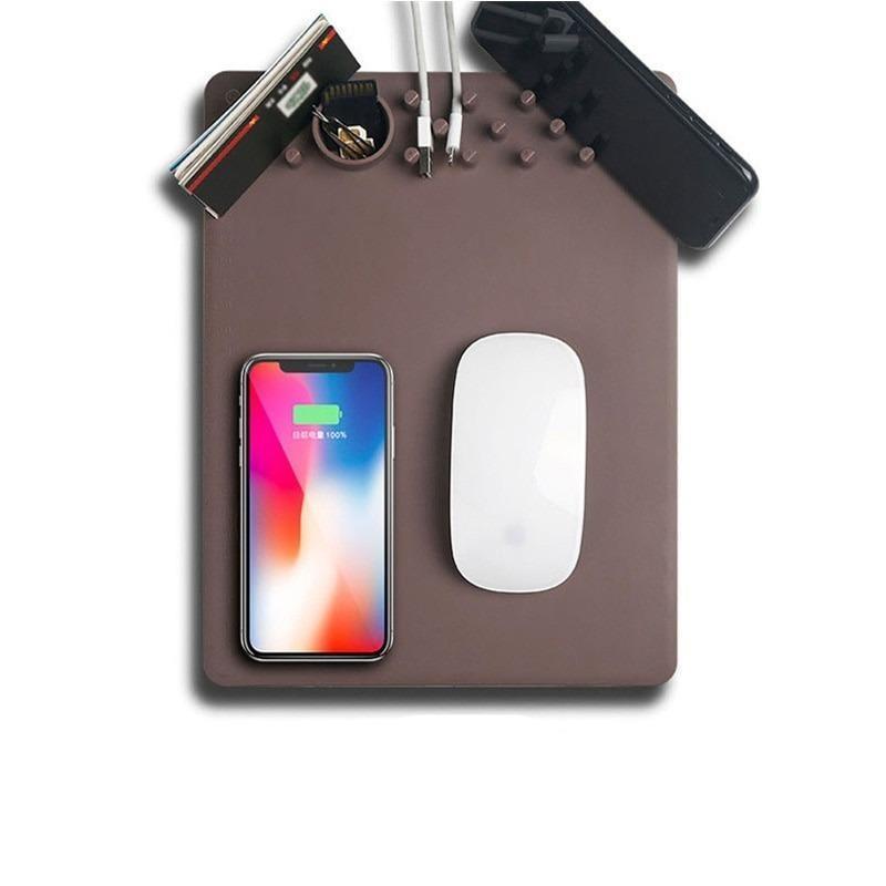 Tapis de Souris avec Chargeur Sans Fil pour Téléphone