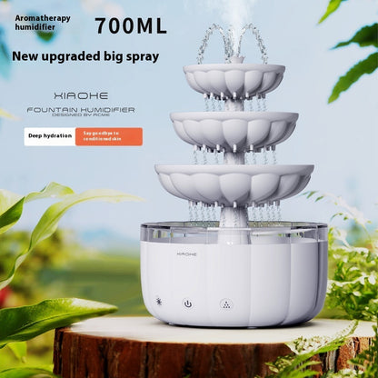 Humidificateur Goutte d’Eau – Diffuseur d’Arômes Maison & Bureau, Design Élégant et Silencieux
