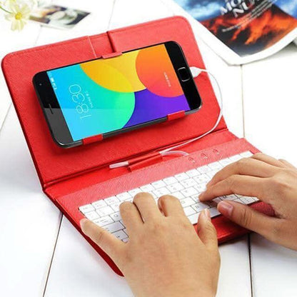 Ultra-Thin Bluetooth Keyboard Case for Smartphone