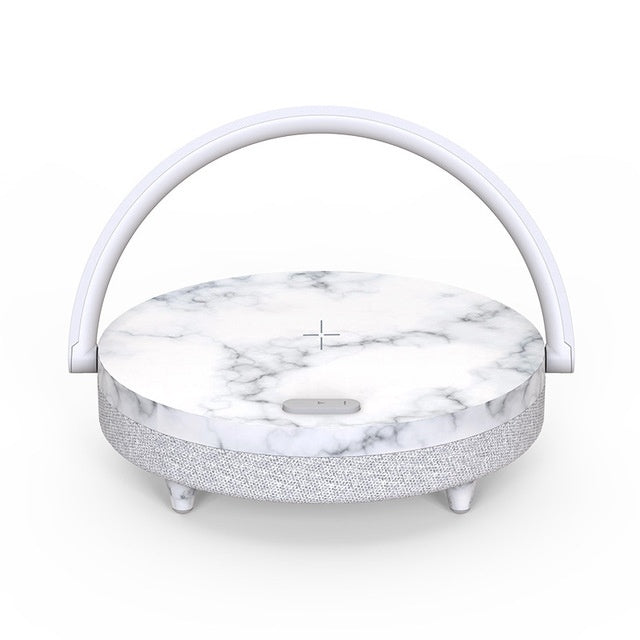 Lampe de nuit multifonction avec charge sans fil