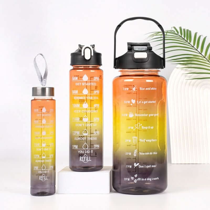 3-in-1 Sports Water Bottle Set