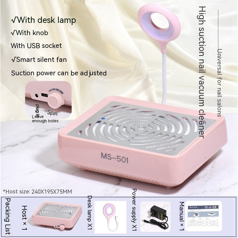 Aspirateur de poussière manucure 60W – silencieux et haute puissance