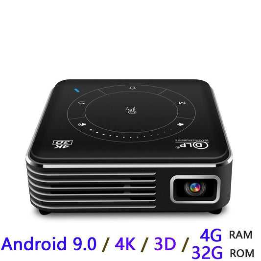 Projecteur Android portable – HD 4K, Wi-Fi/Bluetooth