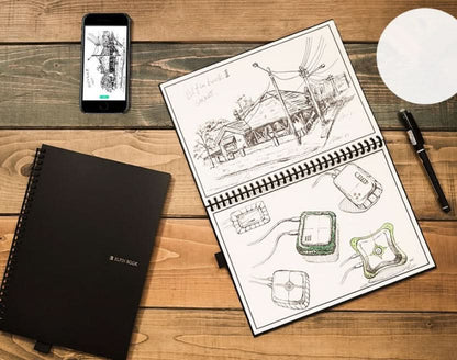 Carnet intelligent Elfinbook 2.0 –  sauvegarde cloud via application mobile