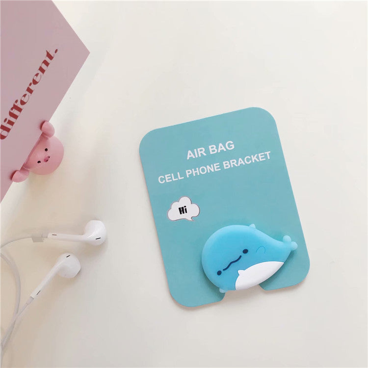 Support de téléphone avec anneau paresseux – airbag cartoon