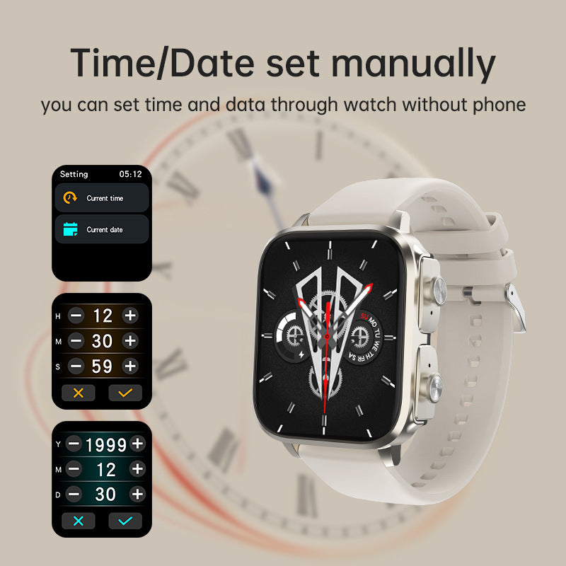 ⌚ Montre Connectée 2-en-1 avec Écouteurs Bluetooth