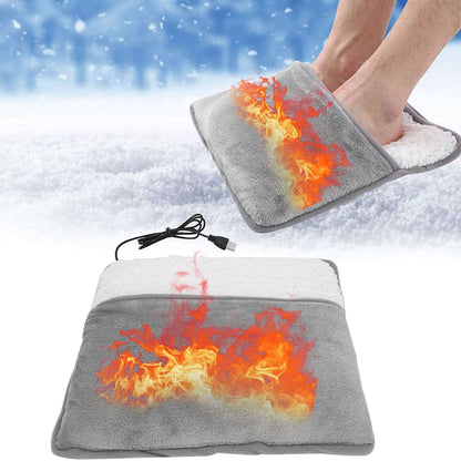 Chauffe-pieds USB en peluche