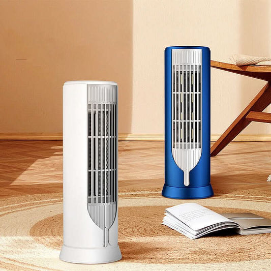 Chauffage portable double ventilateur – Silencieux, rapide, idéal pour bureau et maison