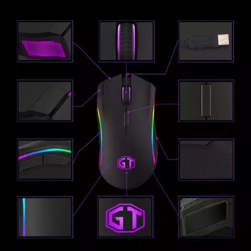 Souris Gaming Filaire Haute Précision