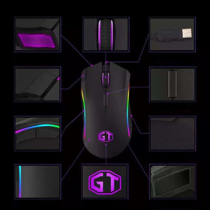 Souris Gaming Filaire Haute Précision