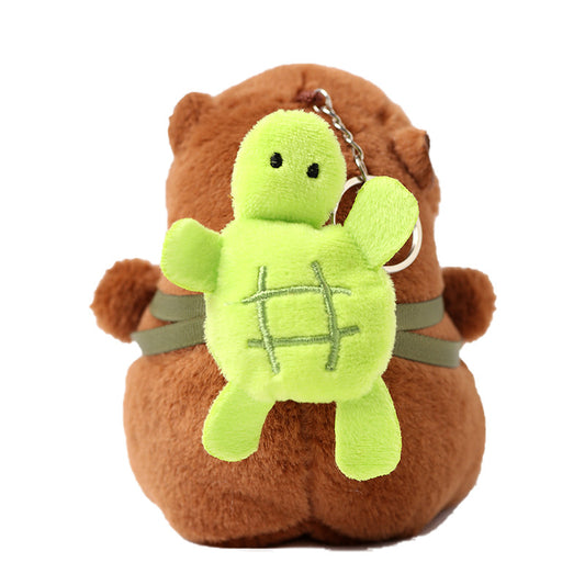 Capabala – Porte-clés peluche cochon d’Inde, pendentif sac et figurine ragdoll