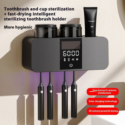 Porte-brosse à dents mural intelligent – Fashion Home, design moderne, hygiénique