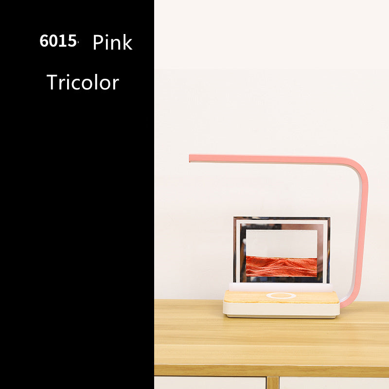 Lampe créative sablier LED 3D – décompression, peinture sable mouvant