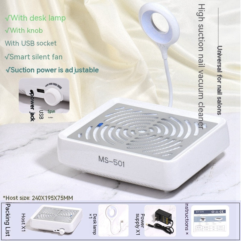 Aspirateur de poussière manucure 60W – silencieux et haute puissance