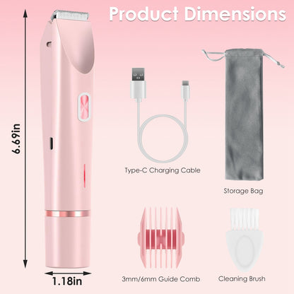 Tondeuse Bikini 2-en-1 Rechargeable