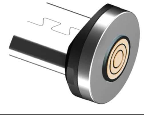 Magnetic charging cable, mobile phone