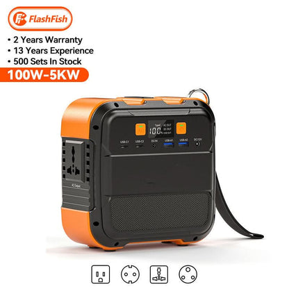 Station d’énergie portable 220V – batterie haute capacité, recharge multi-appareils, usage extérieur
