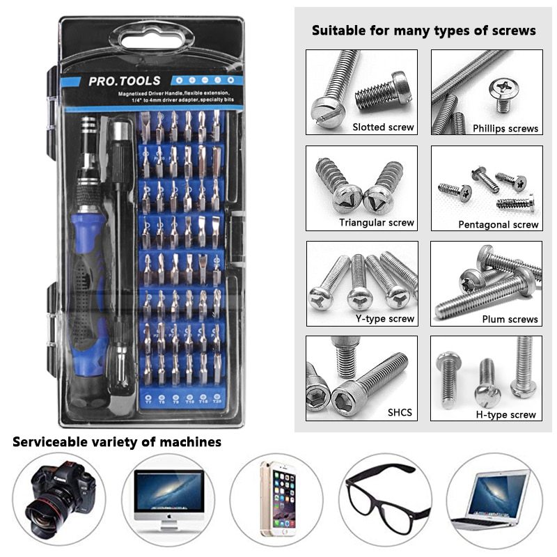Handskit – Kit de Tournevis Multifonction pour Téléphone, Tablette, Ordinateur
