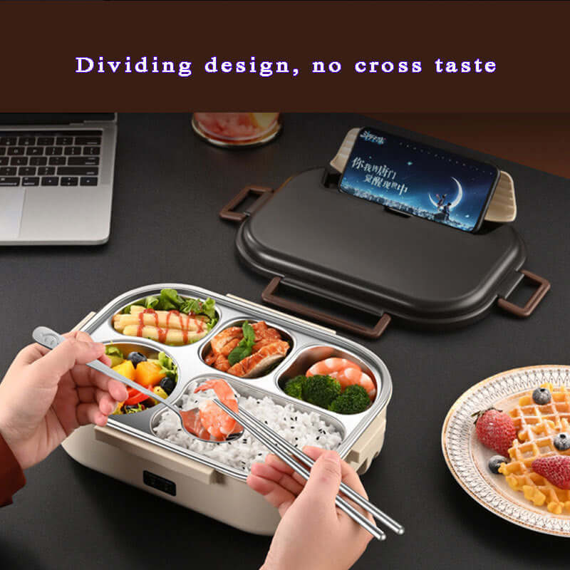 Lunch Box Électrique à Compartiments