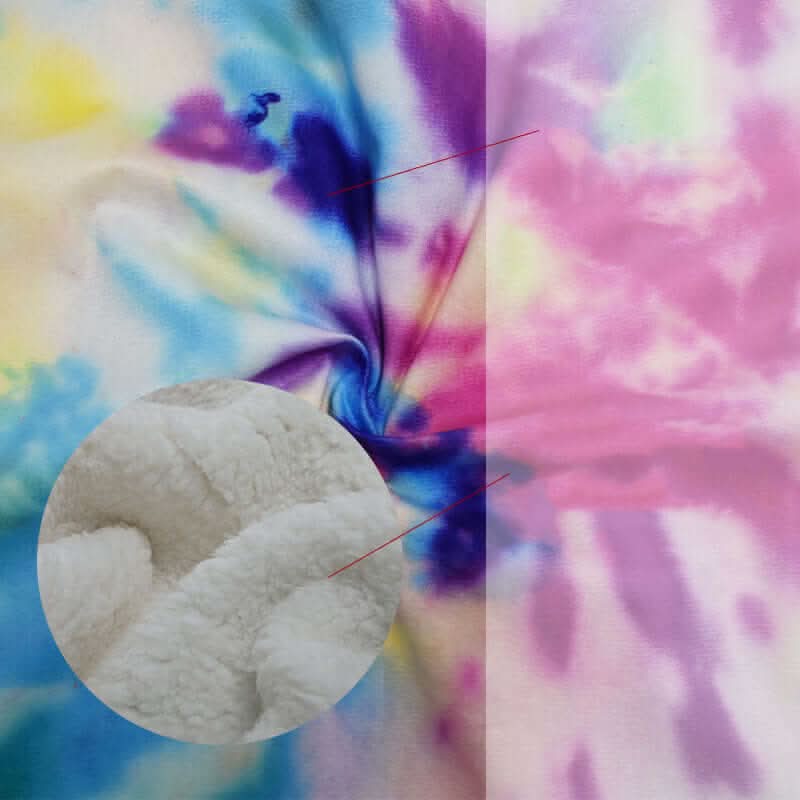 Couverture Chauffante Tie-Dye