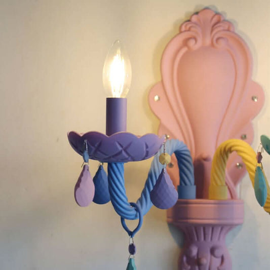 Applique murale en cristal