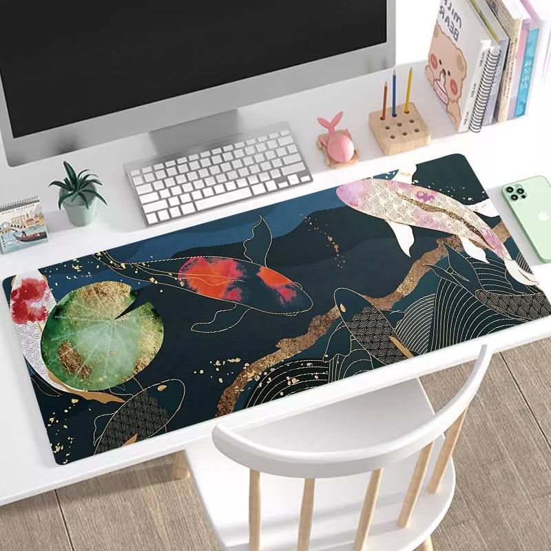 Tapis de souris XXL – bord verrouillé, antidérapant, motifs personnalisés