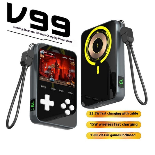 Batterie Portable & Chargeur Sans Fil Magnétique 15W