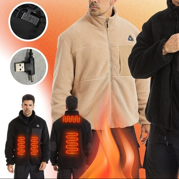 Manteau chauffant intelligent Manteau chauffant électrique à trois commandes et quatre zones