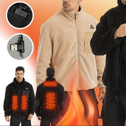 Manteau chauffant intelligent Manteau chauffant électrique à trois commandes et quatre zones