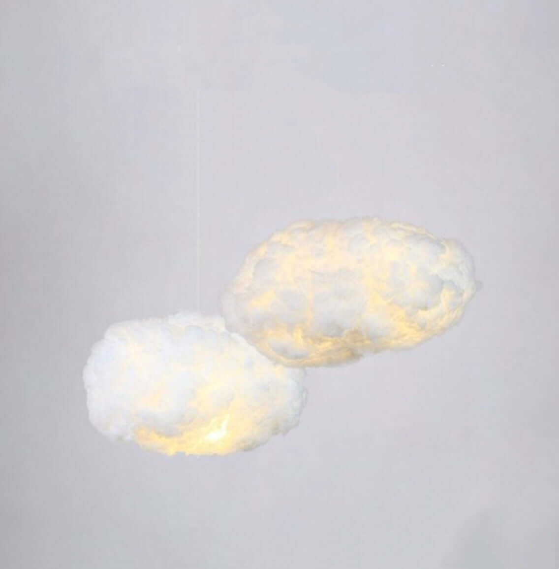 Lustre créatif en forme de nuage