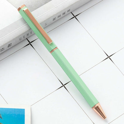 Stylo à Bille Métallique Hexagonal