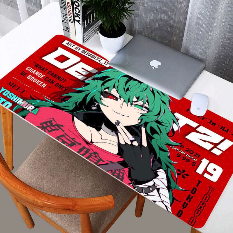 Tapis de souris à motif technologique – impression thermique unilatérale, surface lisse, base antidérapante, design futuriste