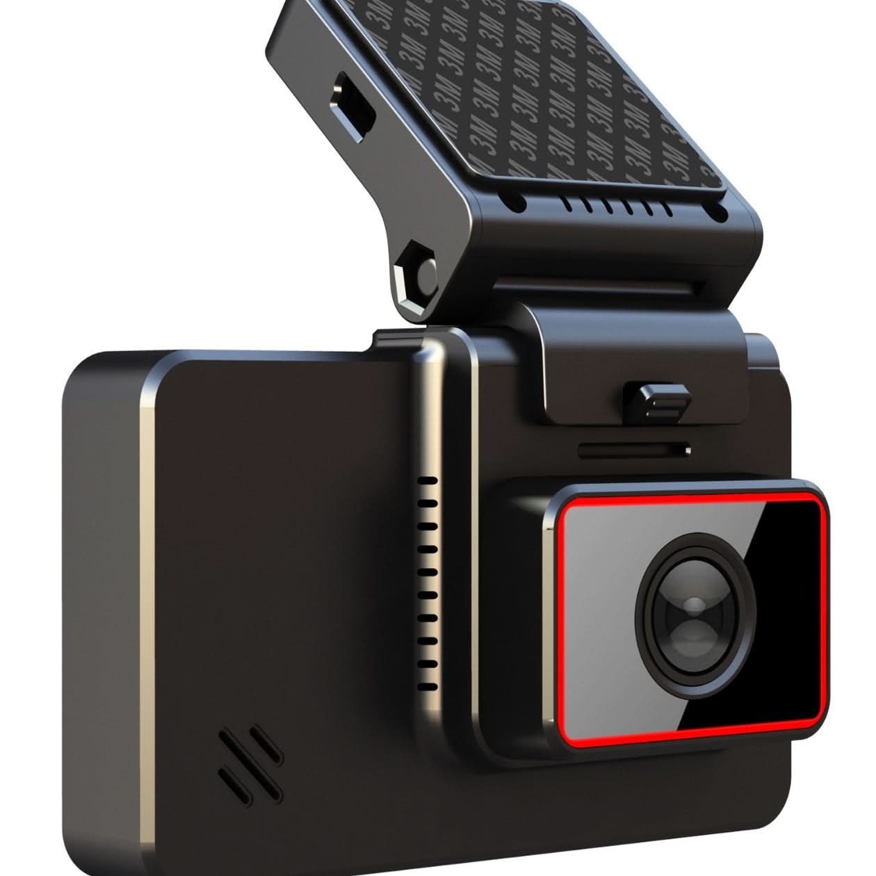 Caméra embarquée 4K HD – double objectif, vision nocturne, stationnement 360°