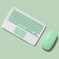 Souris sans fil silencieuse avec clavier tactile