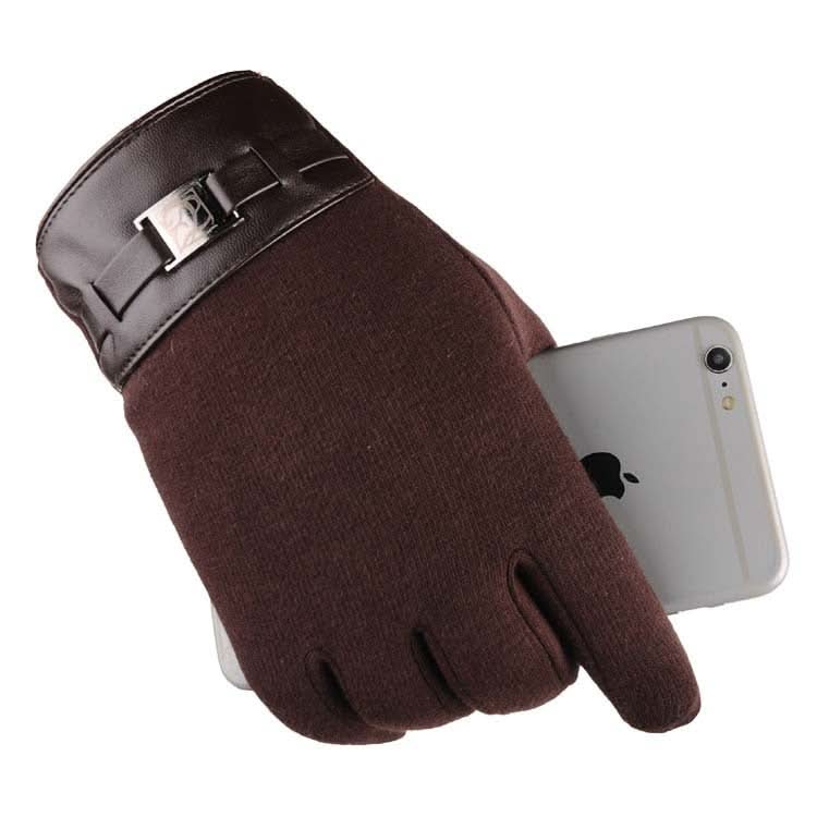 Gants homme business – écran tactile, design élégant, doublure chaude