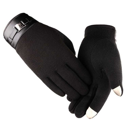 Gants homme business – écran tactile, design élégant, doublure chaude