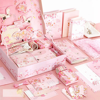 Set cadeau carnet rétro – coffret antique, mignon et simple