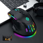 Souris de jeu sans fil rechargeable E-sports RVB colorée
