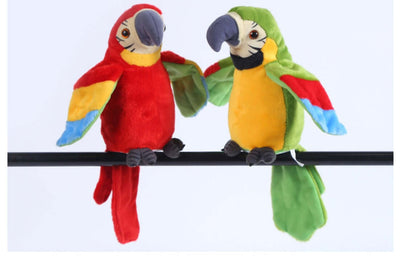Perroquet Électronique en Peluche