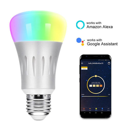 Ampoule LED Intelligente à Commande Vocale