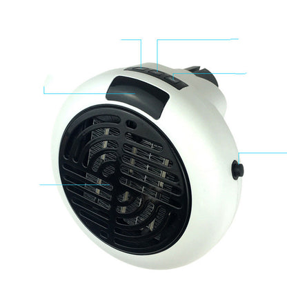 Mini chauffage électrique à prise murale – compact et portable