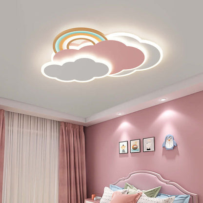 Plafonnier Enfant Nuage Arc-en-Cie