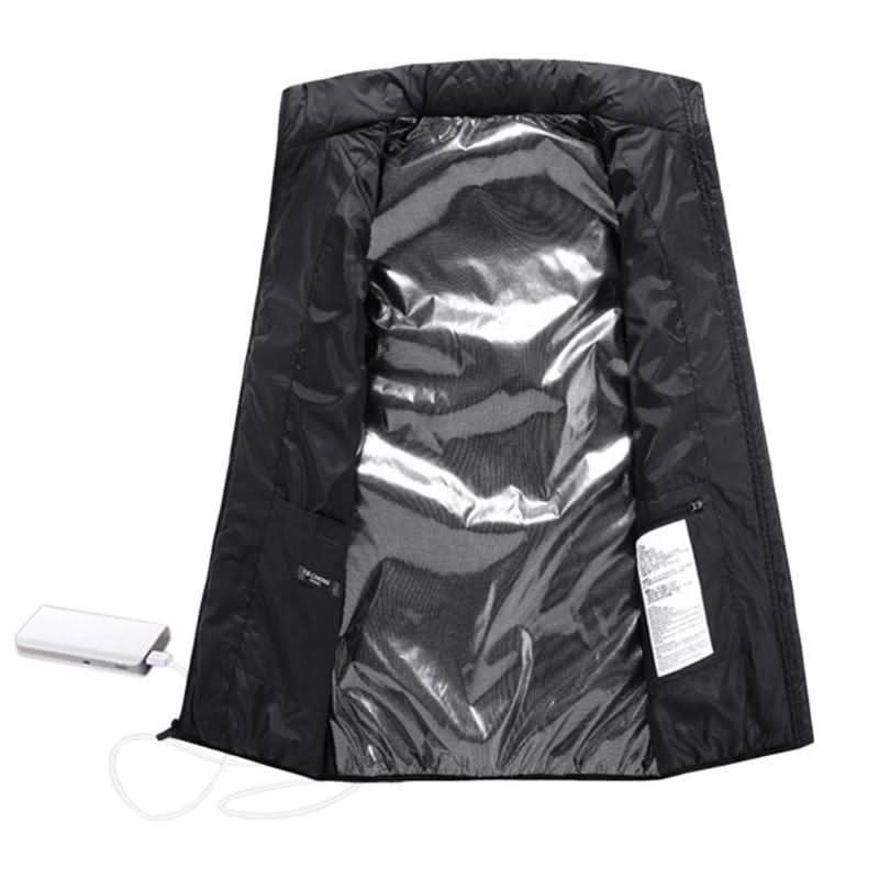 Gilet chauffant intelligent – veste électrique USB, 9 zones, hiver homme/femme